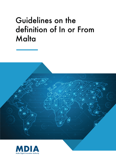 MDIA - Guidelines on the definition of In or From Malta